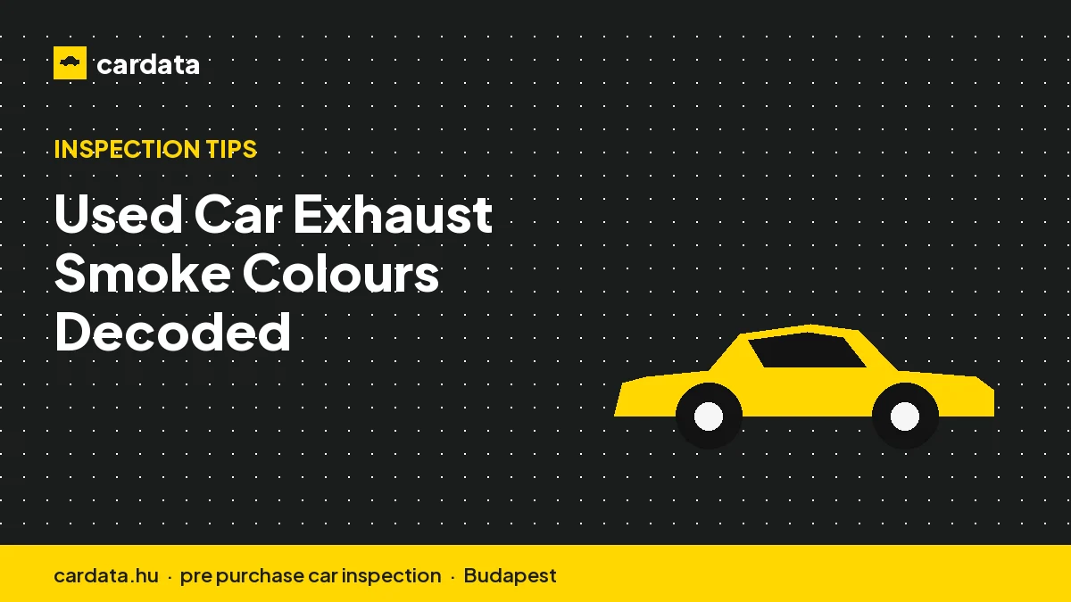 Used Car Exhaust Smoke Colours Decoded